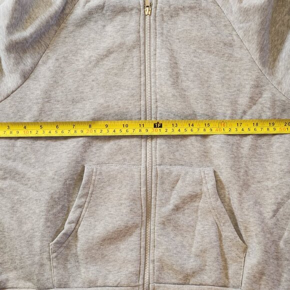 Life Rocks Gray Zip-Up Hoodie | Size Large - Picture 4 of 8